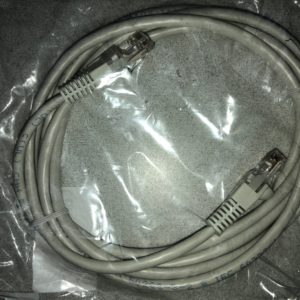7FT CAT5E UTP ETHERNET NETWORK BOOTED CABLE GRAY