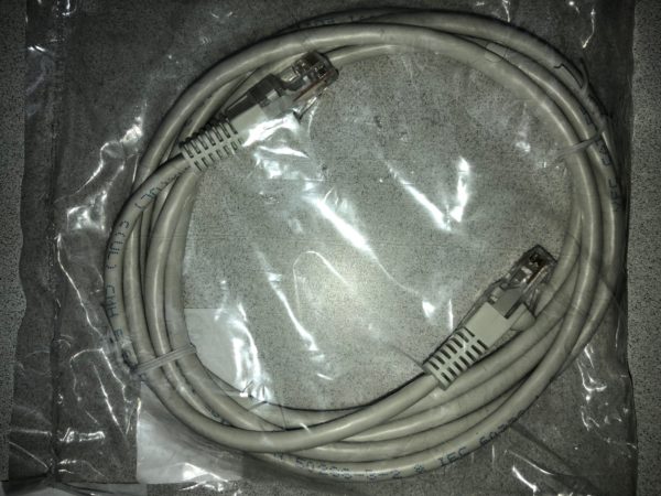 7FT CAT5E UTP ETHERNET NETWORK BOOTED CABLE GRAY